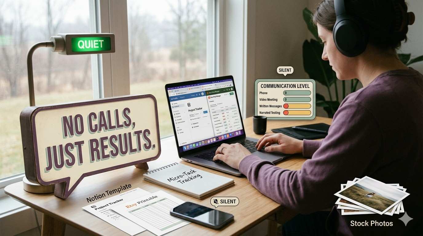 Side Hustles for People Who Hate Talking on the Phone